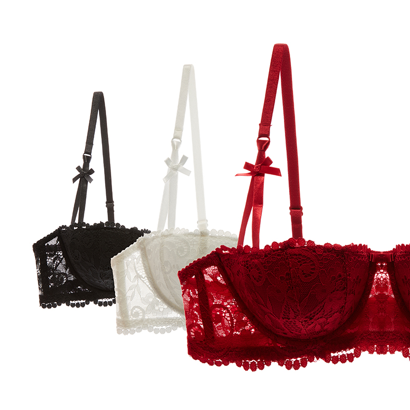 1/2 Half Cup Bras KUCLUT  Plus - Mastectomy Bra Pocket 评论和价格