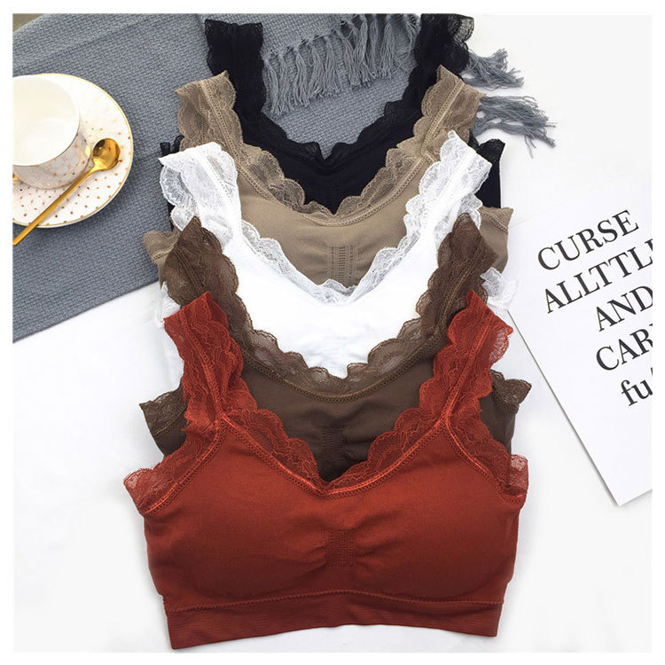 3D Sexy lace Lingerie Seamless - Sheer Bra Lace 评论和价格