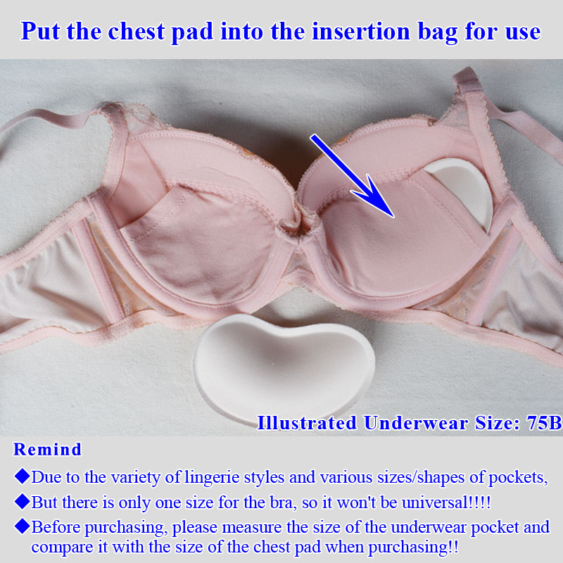 Pad Bra Inner Pad Insert Piece - Push Up Bra Silicone 评论和价格