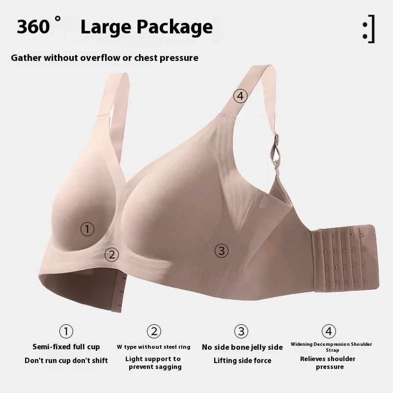 MeooLiisy New Plus Size Seamle - Mastectomy Bra Pocket 评论和价格