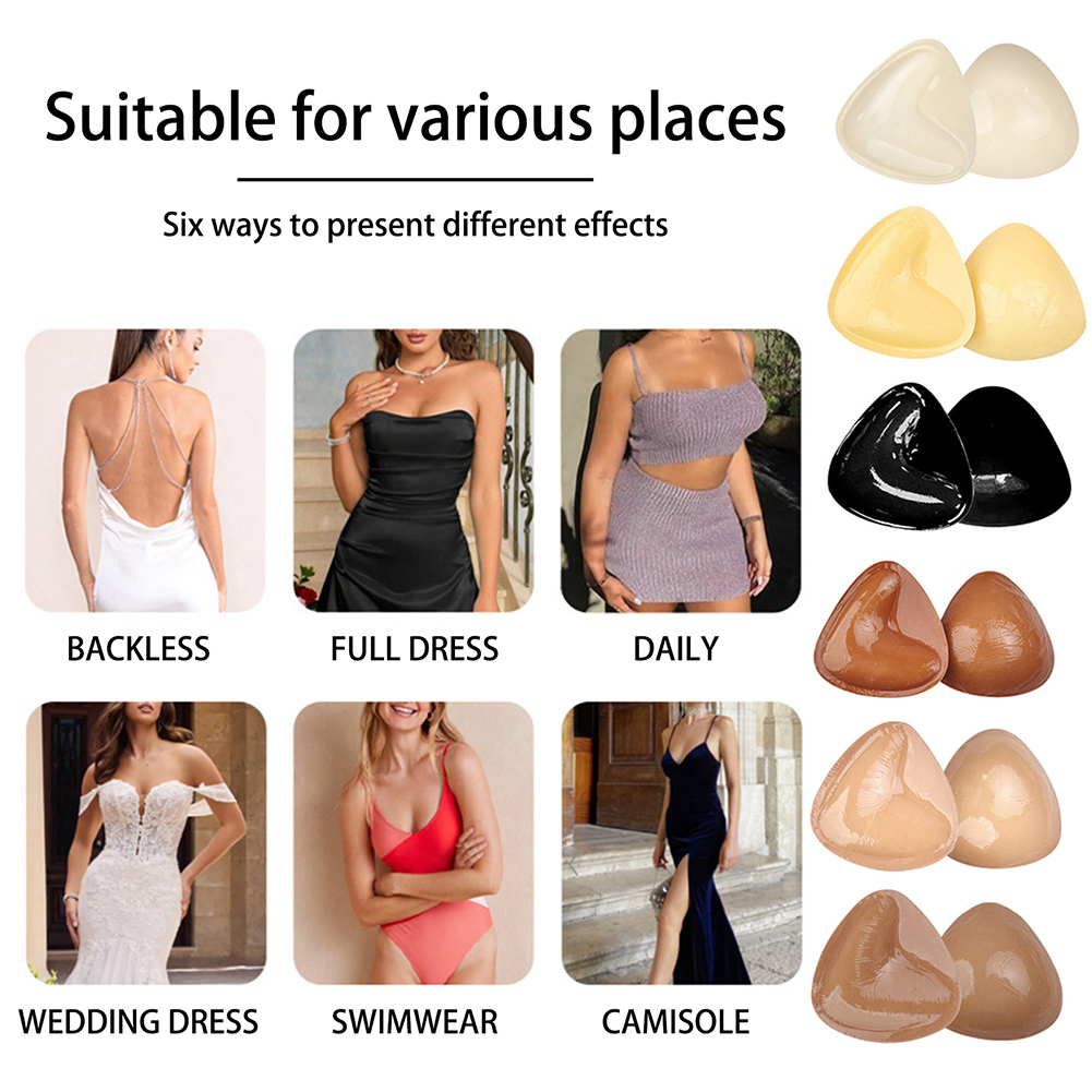 Double-Sided Stickys Bra Inser - Push Up Bra Silicone 评论和价格