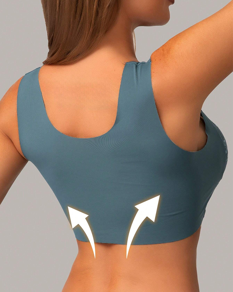 FINETOO 4Pcs Plus Size Sexy Cr - T Shirt Bra Seamless 评论和价格